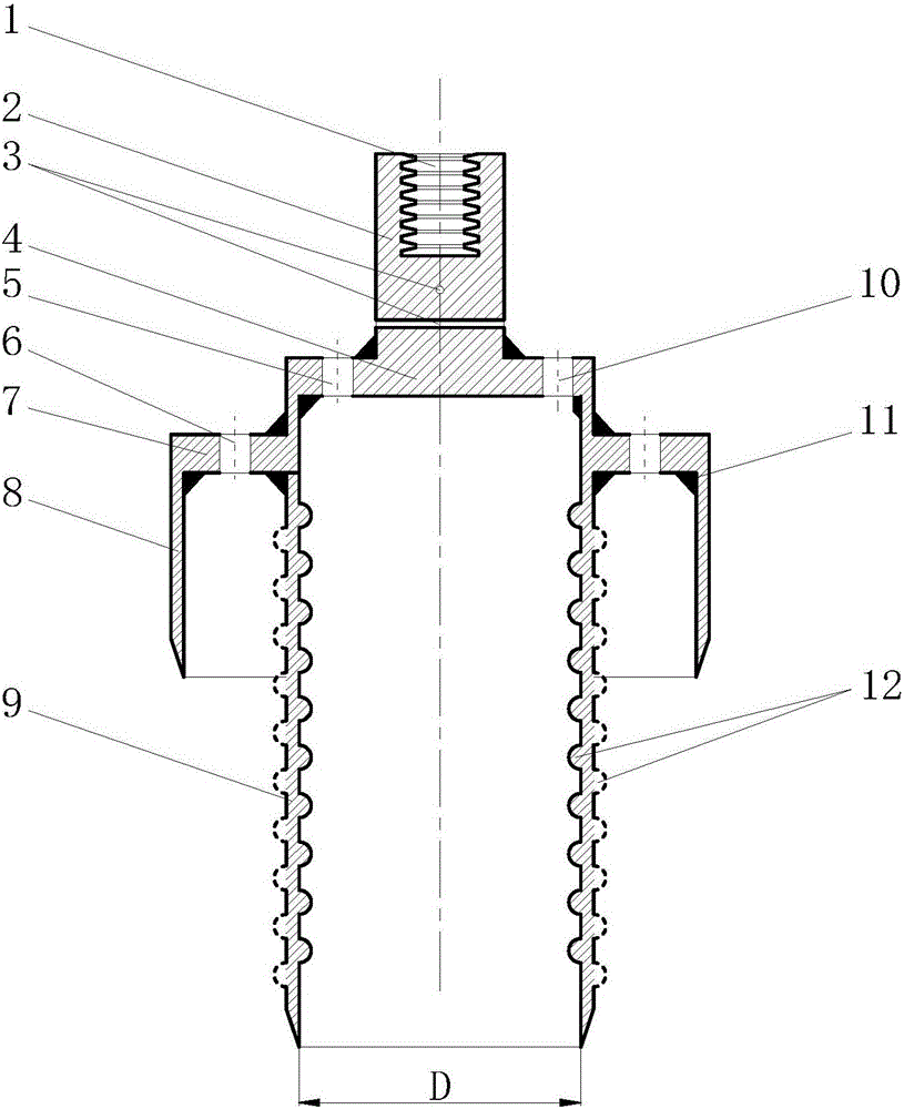 Novel seabed low skirt type suction pile