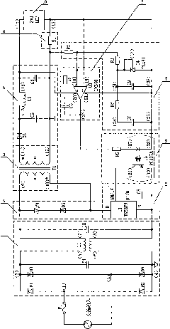 High-efficiency LED constant current driving circuit