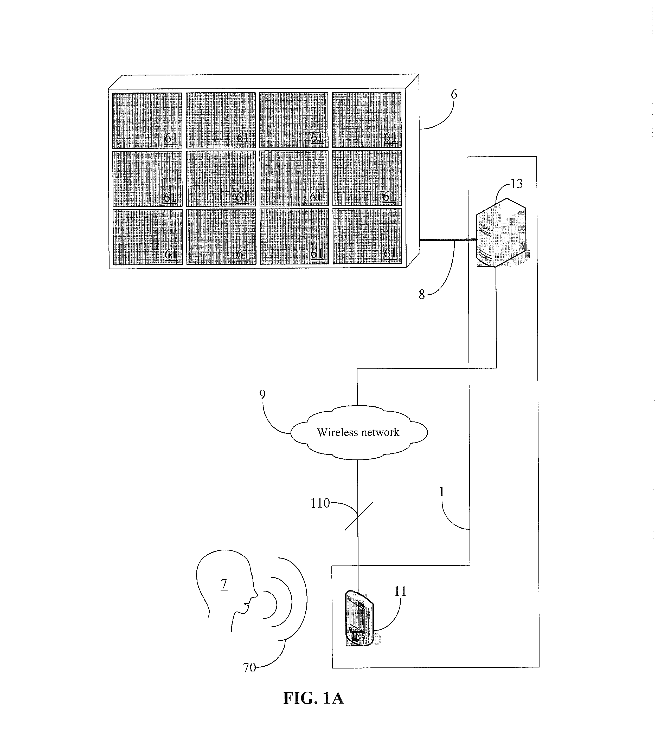 Voice controlling system for adjusting a video wall
