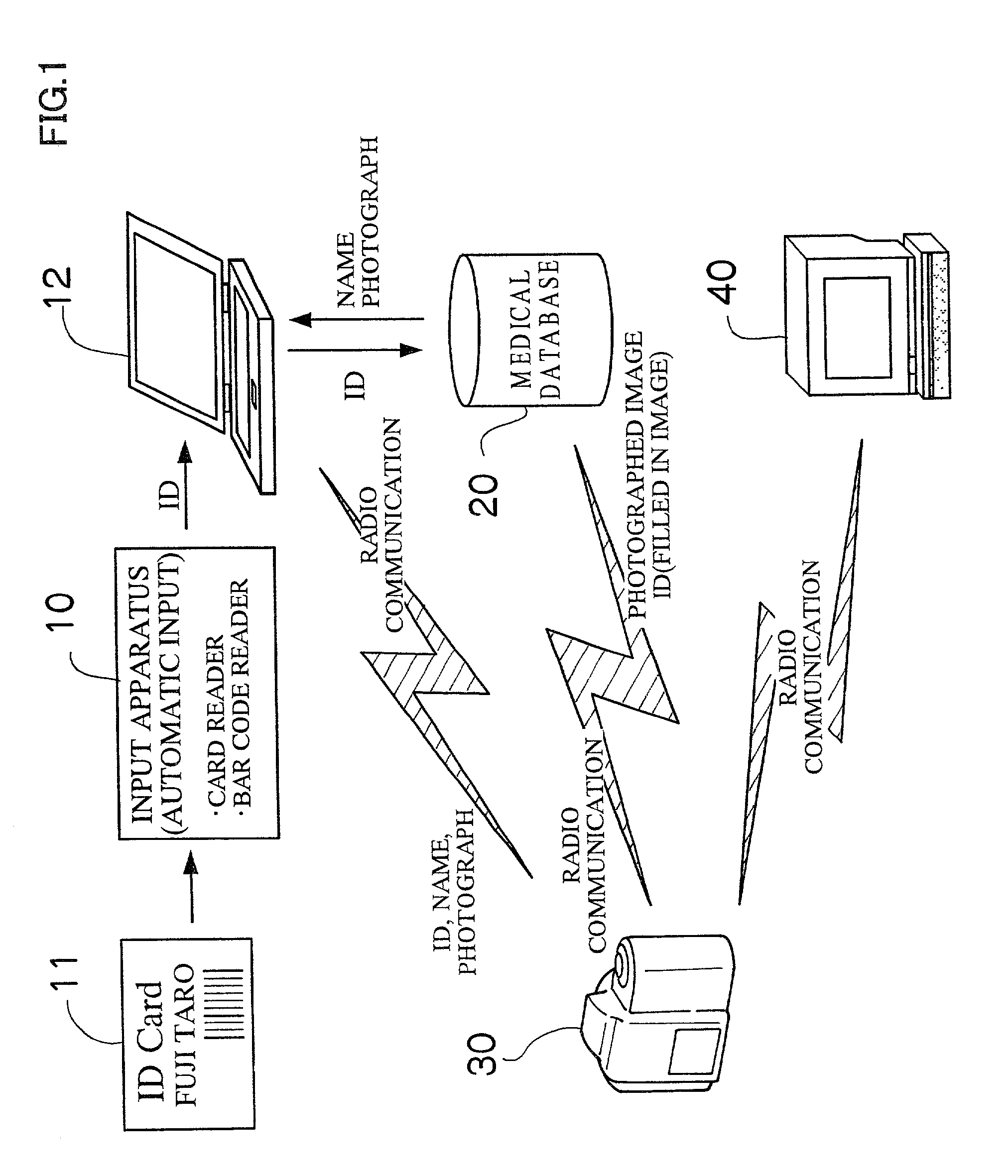 Image recording method and system, image transmitting method, and image recording apparatus