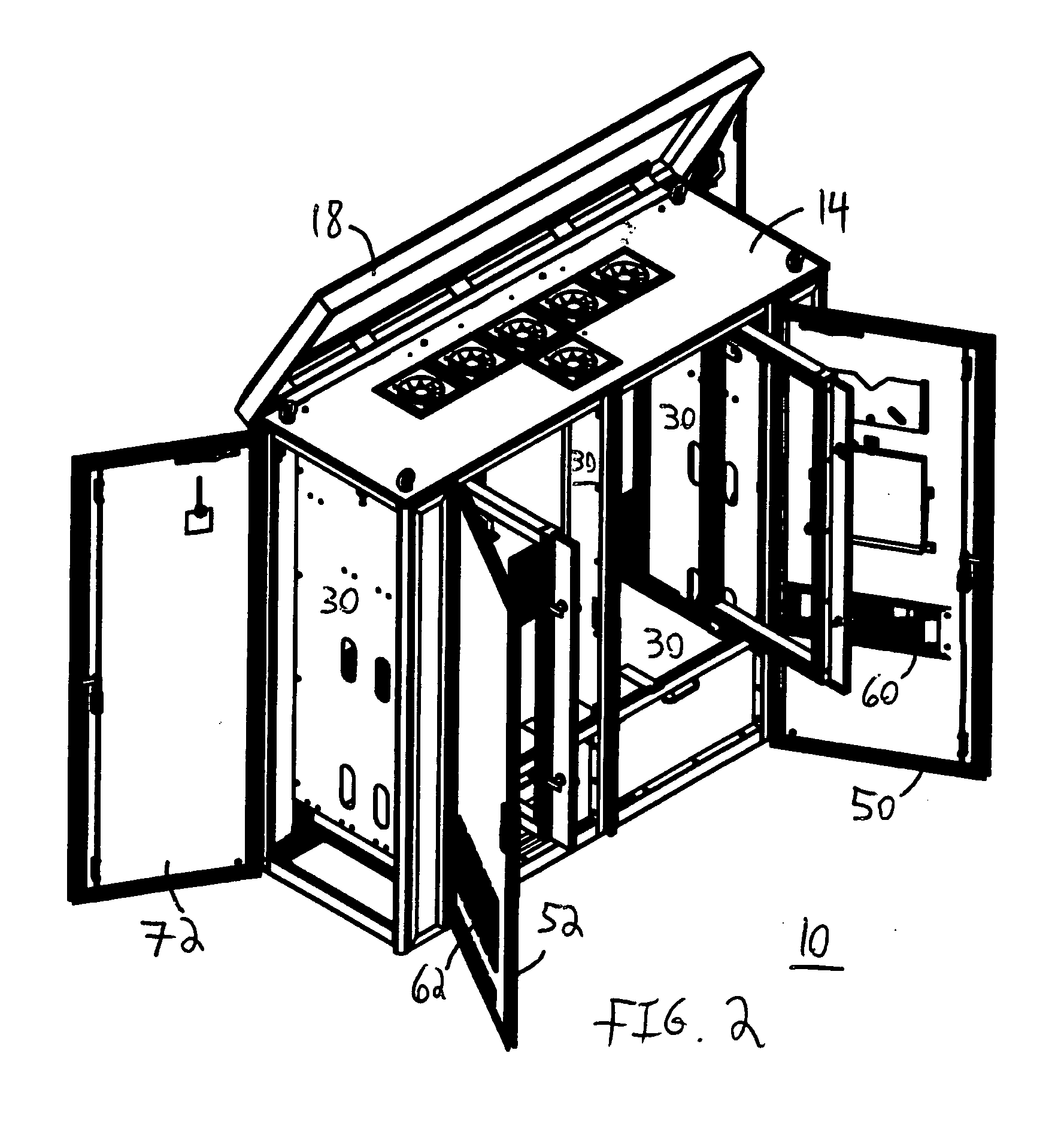 Communication cabinet and a method for dust removal of communications cabinet filters