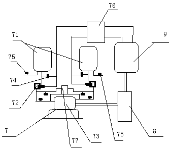 Ship with self-energy storing, gas combustion cool and thermal power based on vanadium cell