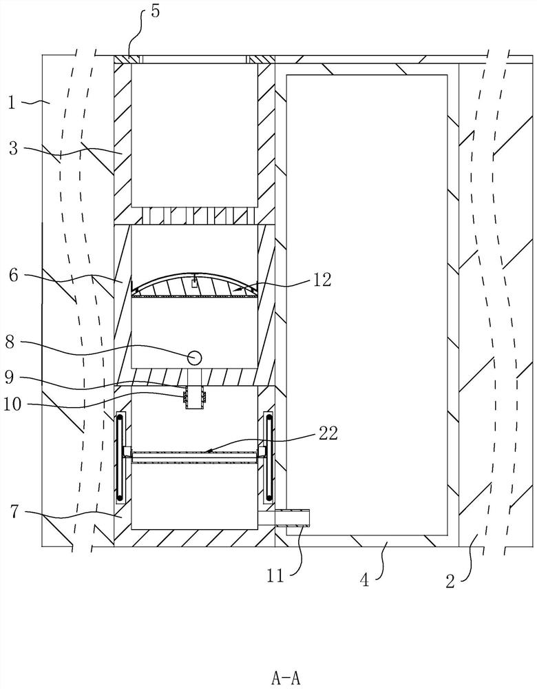 Rainwater recycling system for sponge city