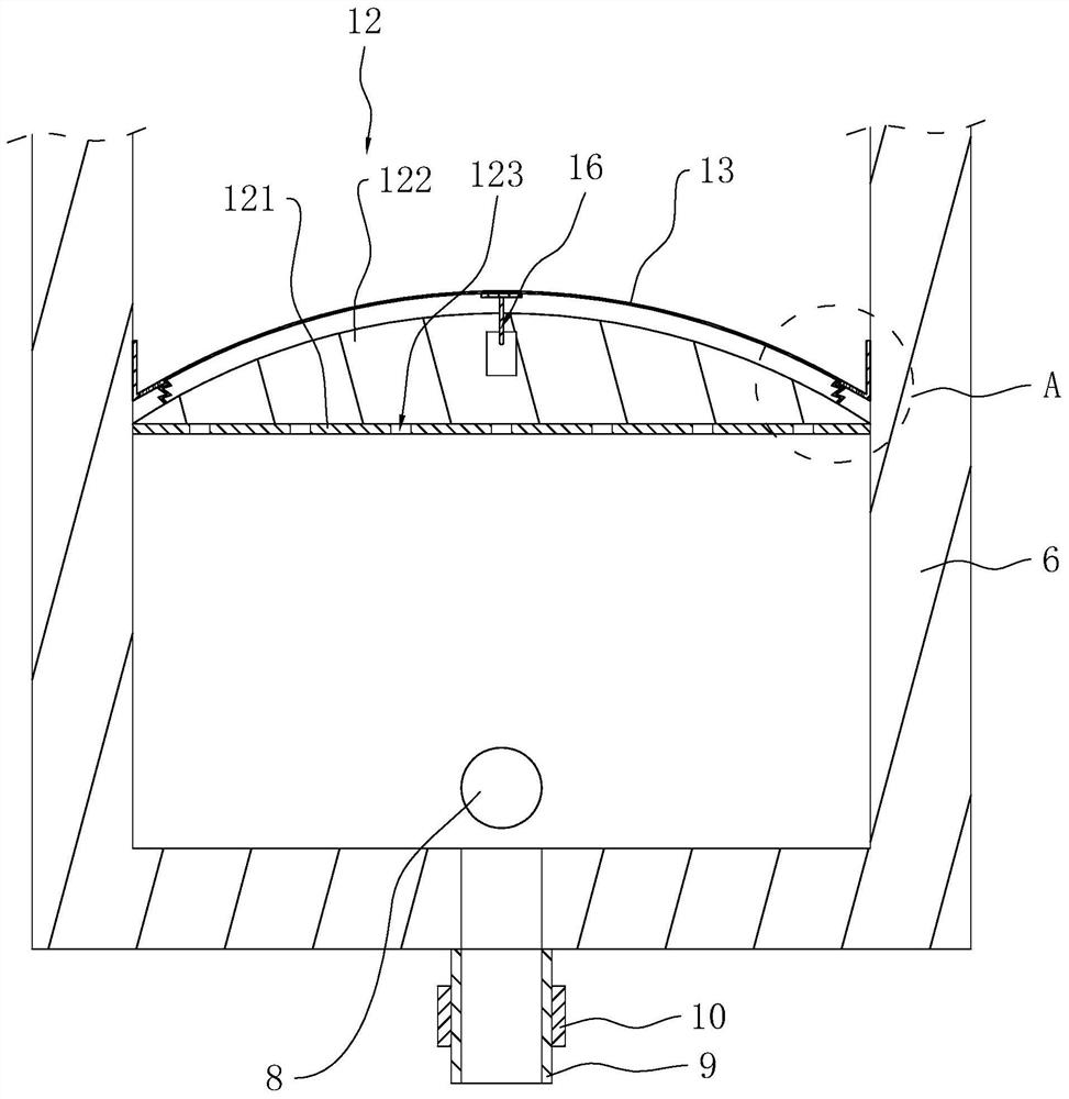 Rainwater recycling system for sponge city