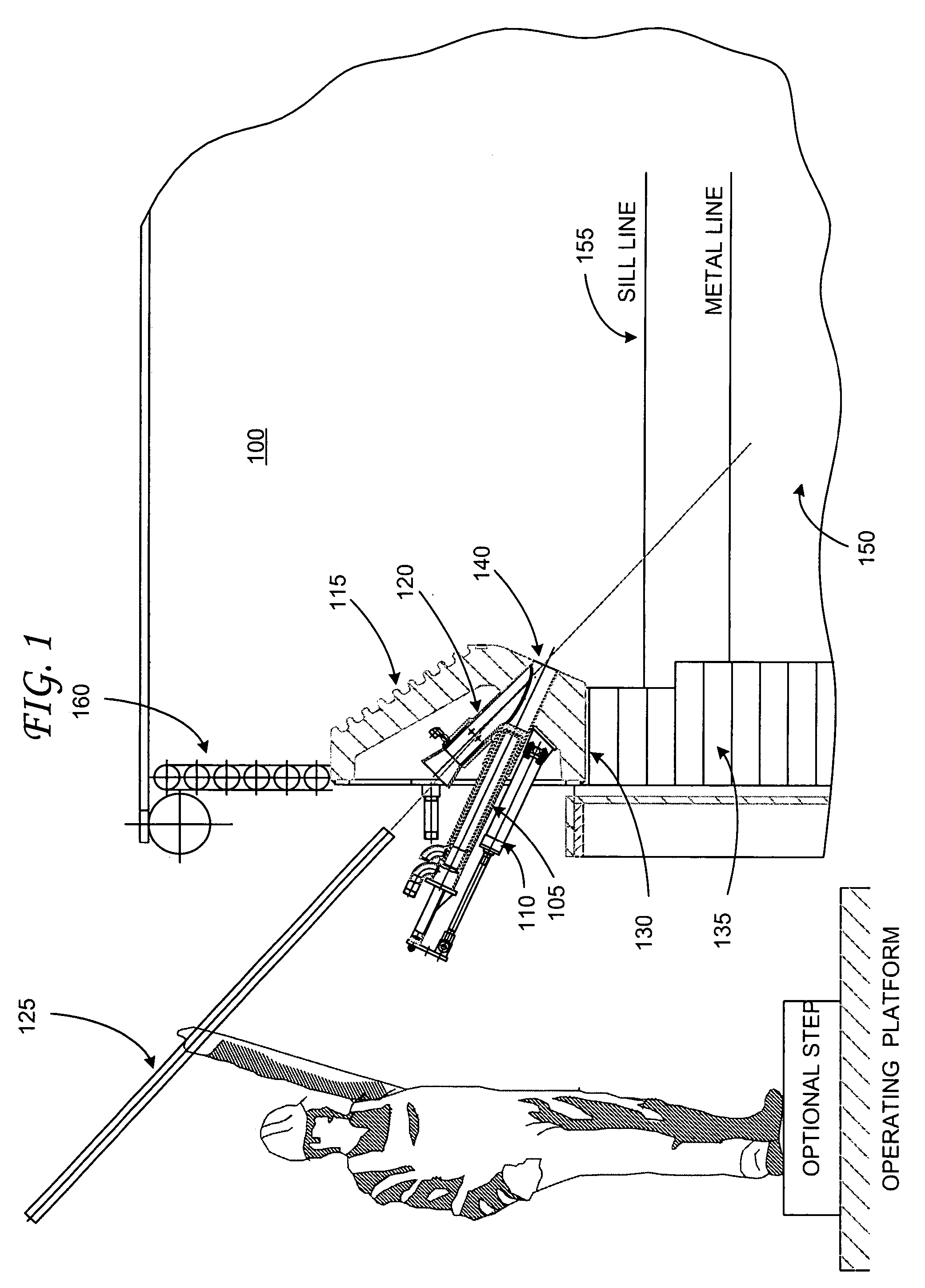 Method and apparatus for testing characteristics of a furnace melt