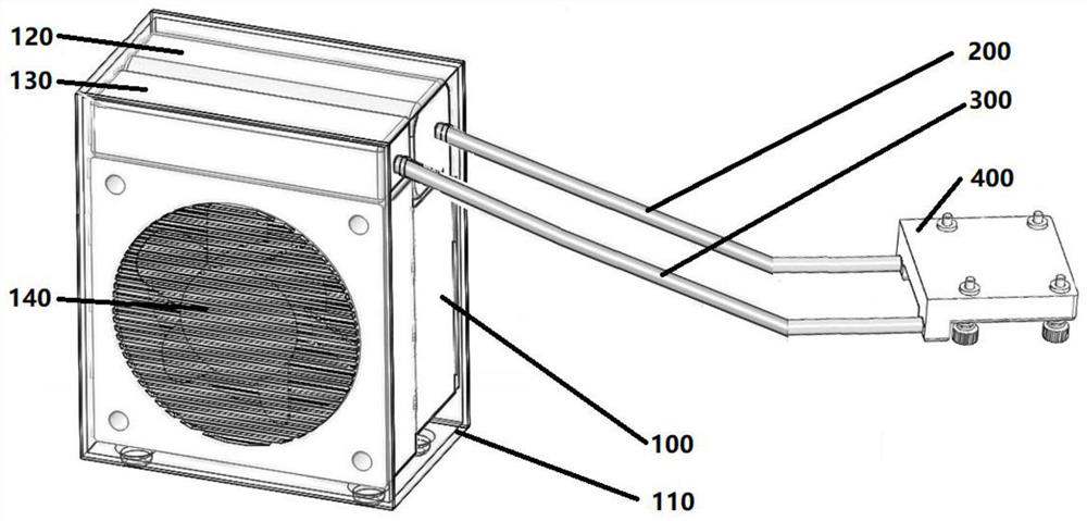 Notebook computer cooling system and method