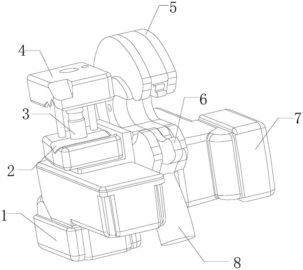 A device for quickly stripping the insulation layer of power cables