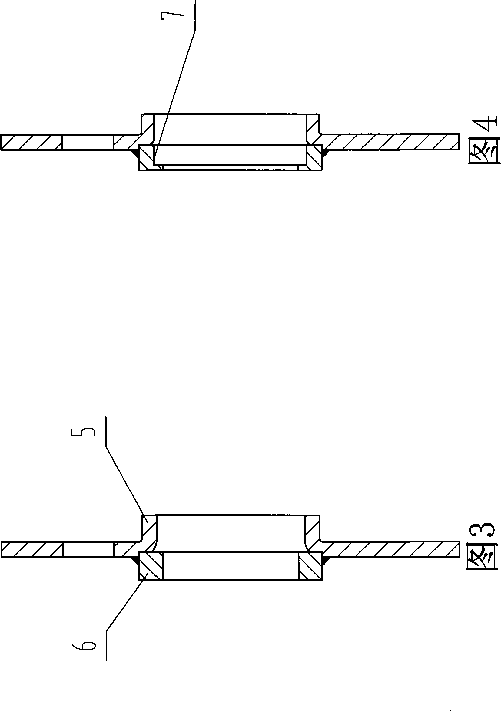 Method for processing metallic rope pulley