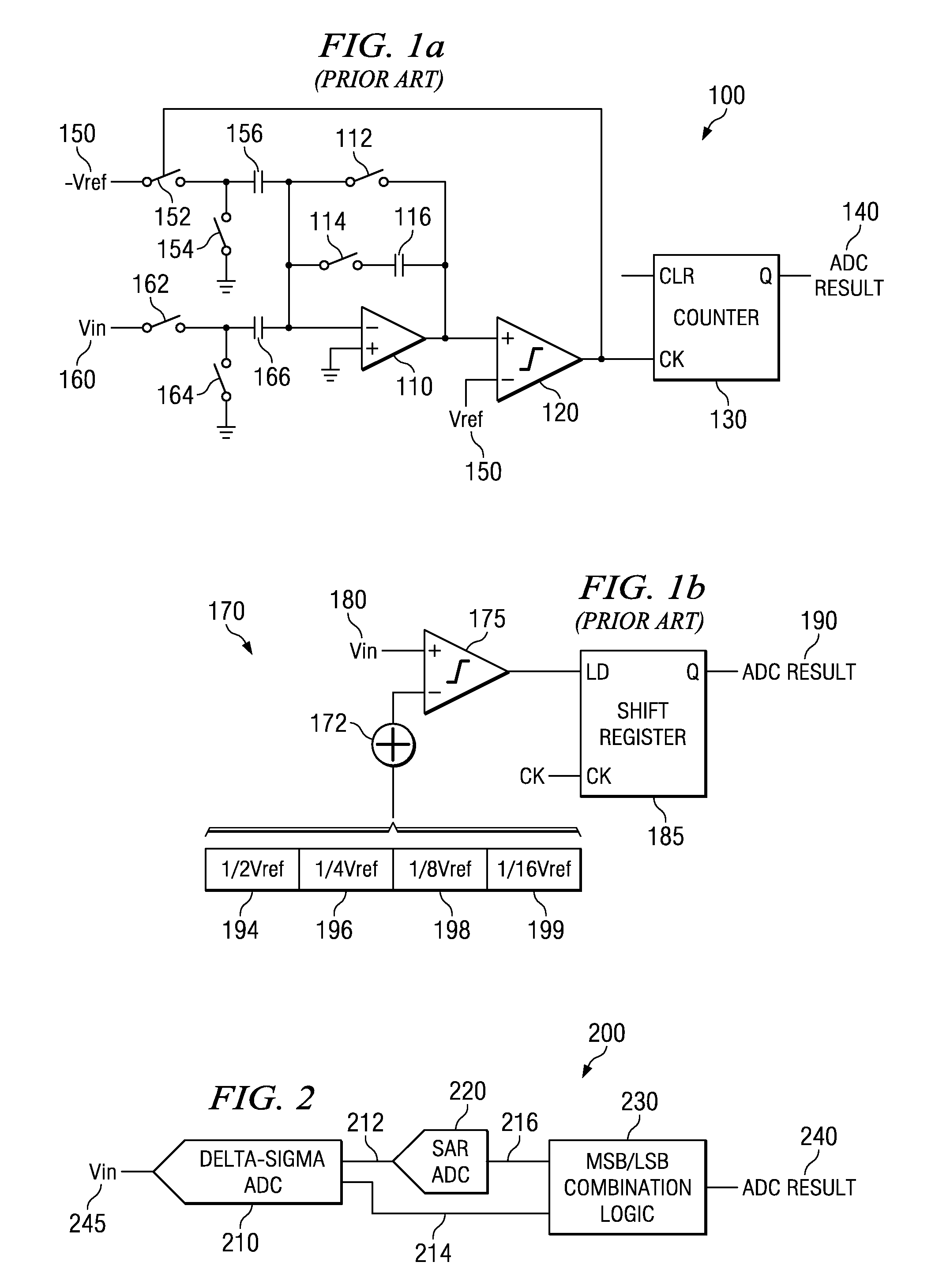 Hybrid delta-sigma/SAR analog to digital converter and methods for using such