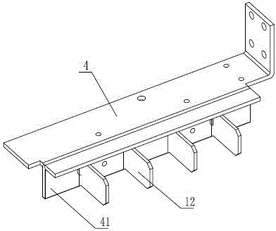 Test tube cover collection mechanism