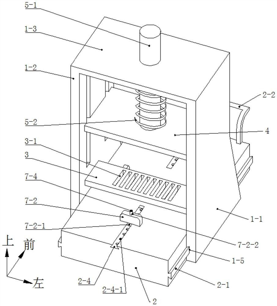 A batch installation device for server motherboard memory sticks