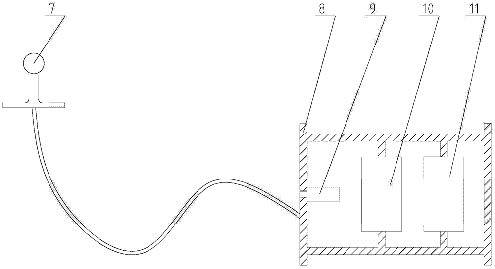 A safety device for emergency recovery of underwater towing body