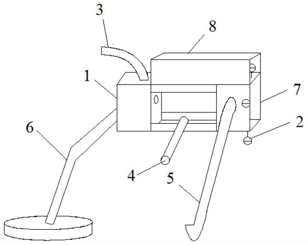 Mechanical arm posture self-adaptive adjusting method for laser paint removal
