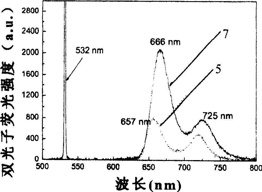 Branchy porphyrin molecule with intramolecular energy transfer and two-photon absorption characteristics