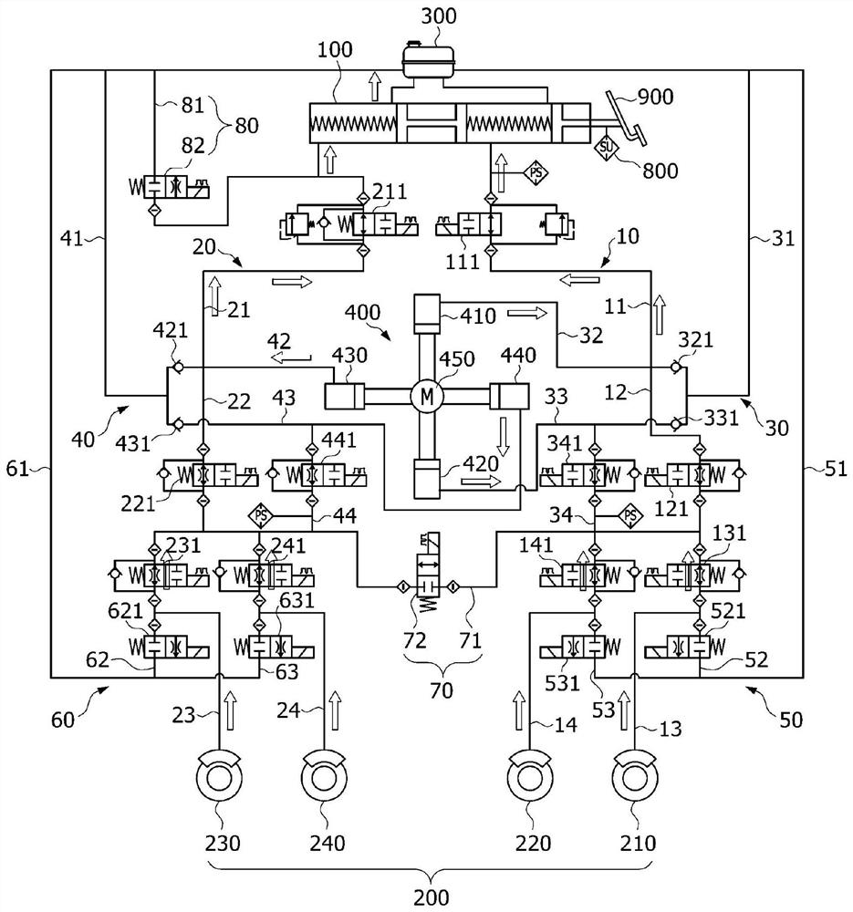 Brake device for vehicle