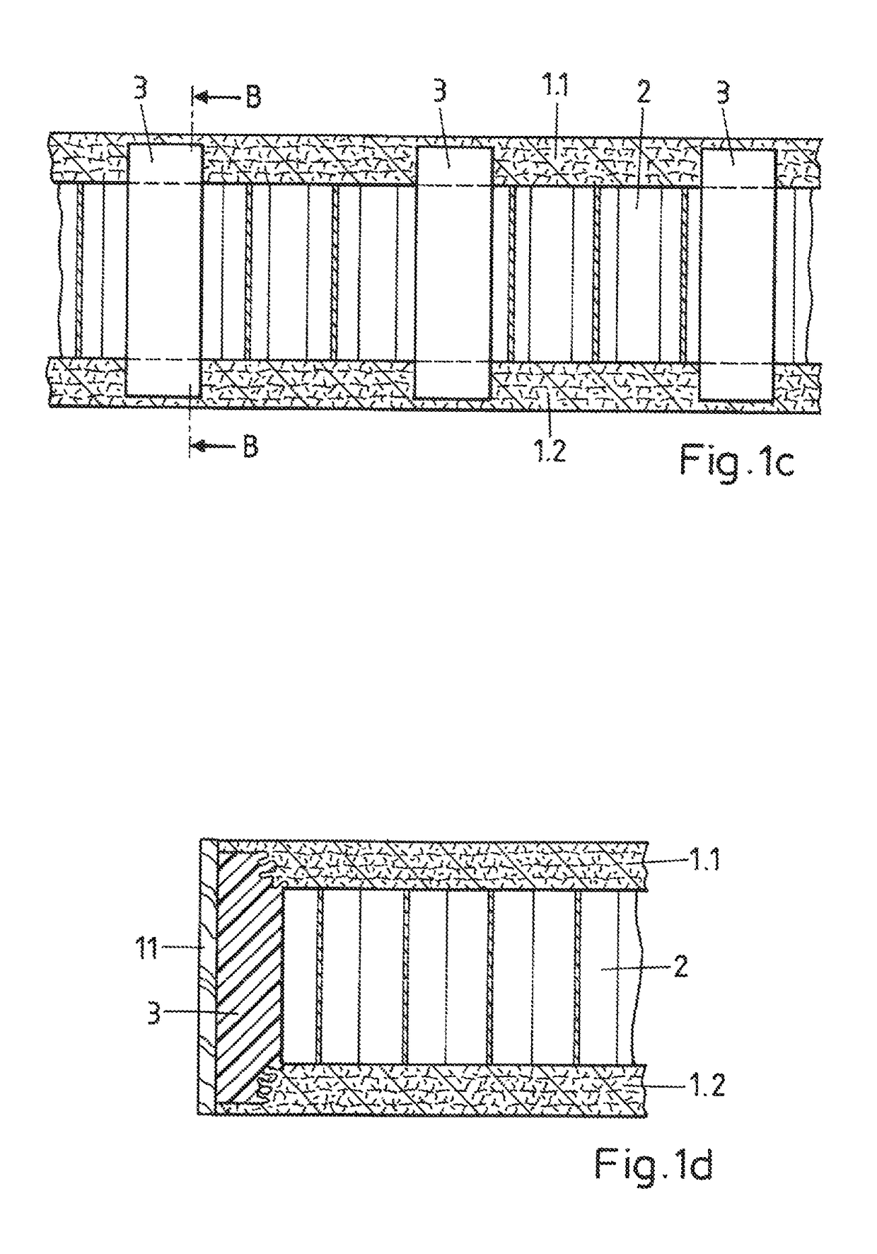 Method of fastening an edge structure to a construction element