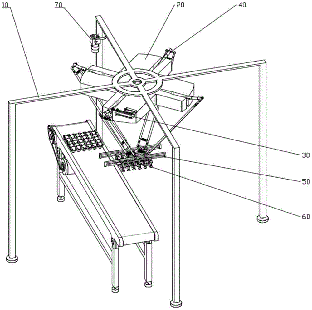 Adaptive egg quick pick-and-place device