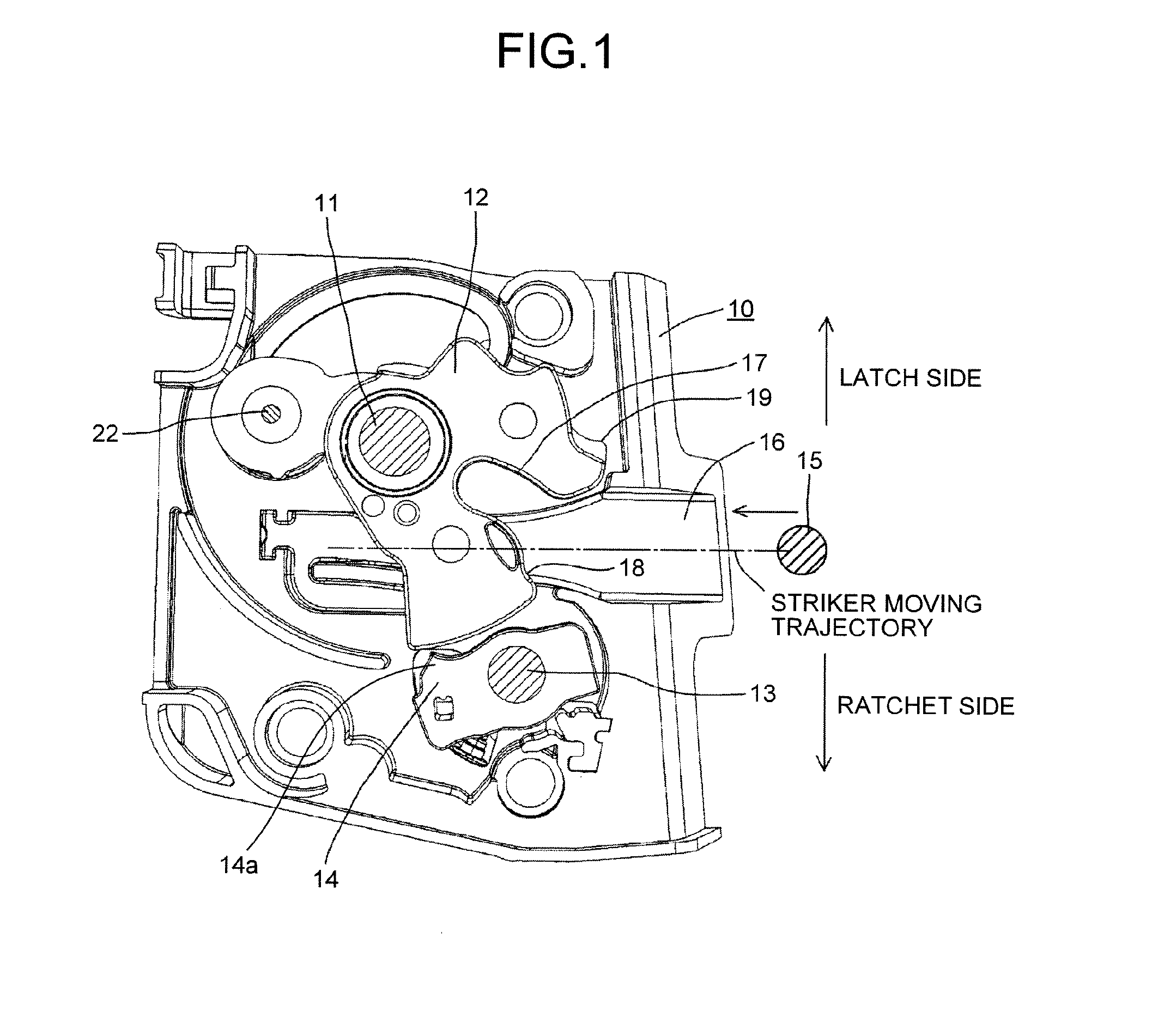 Switch assembly of vehicle door latch device