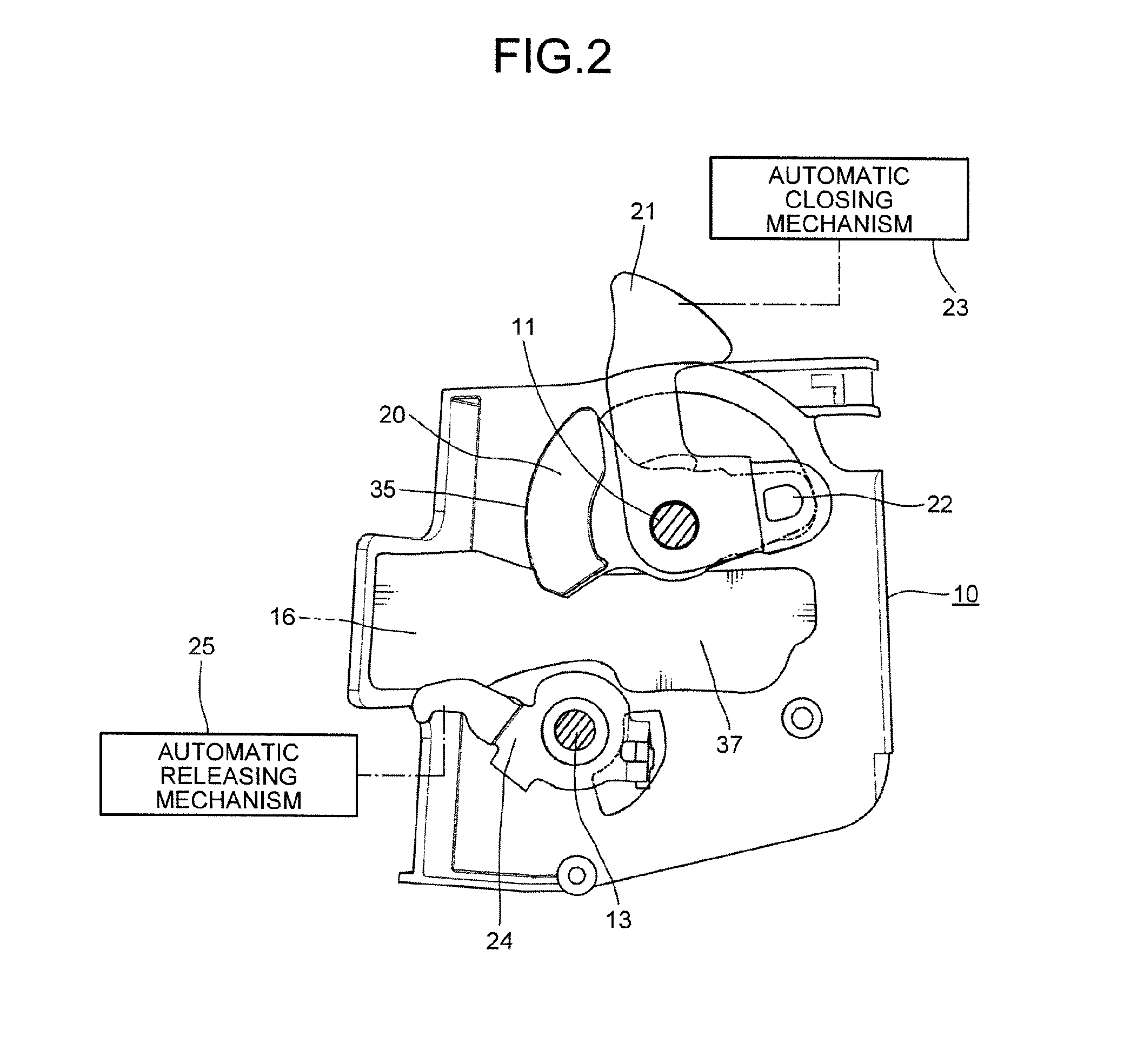Switch assembly of vehicle door latch device