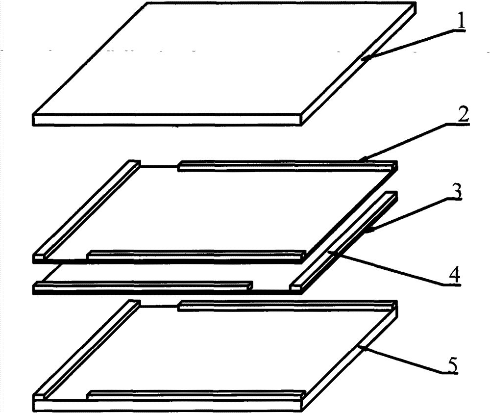 Counter-flow heat exchange core body for fresh air ventilator