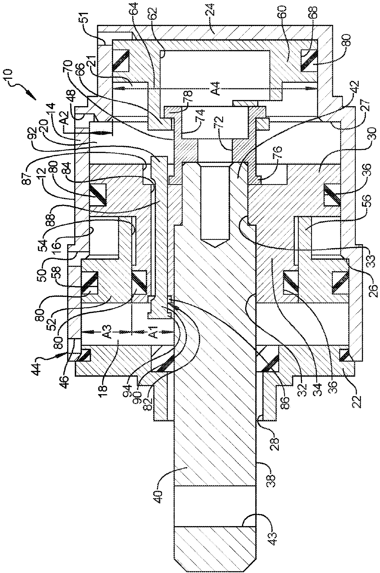 Position actuator having pneumatic ventilation