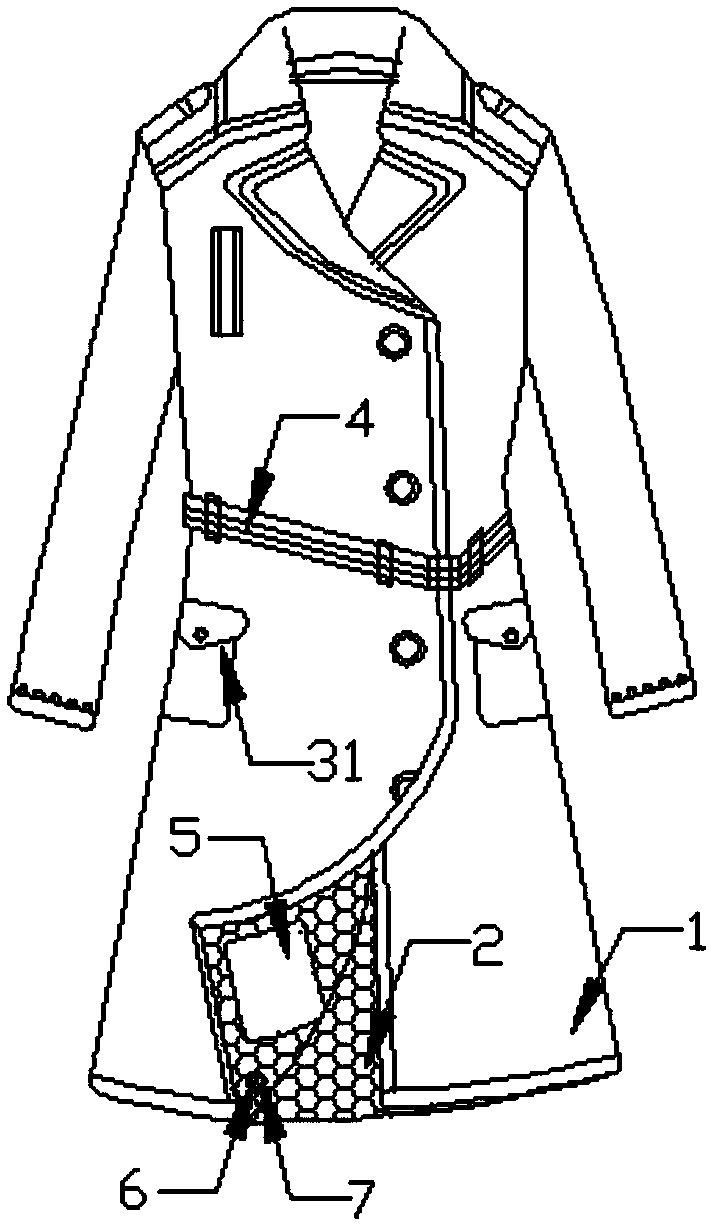 Three-dimensional inflated graphene heating and warm-keeping garment