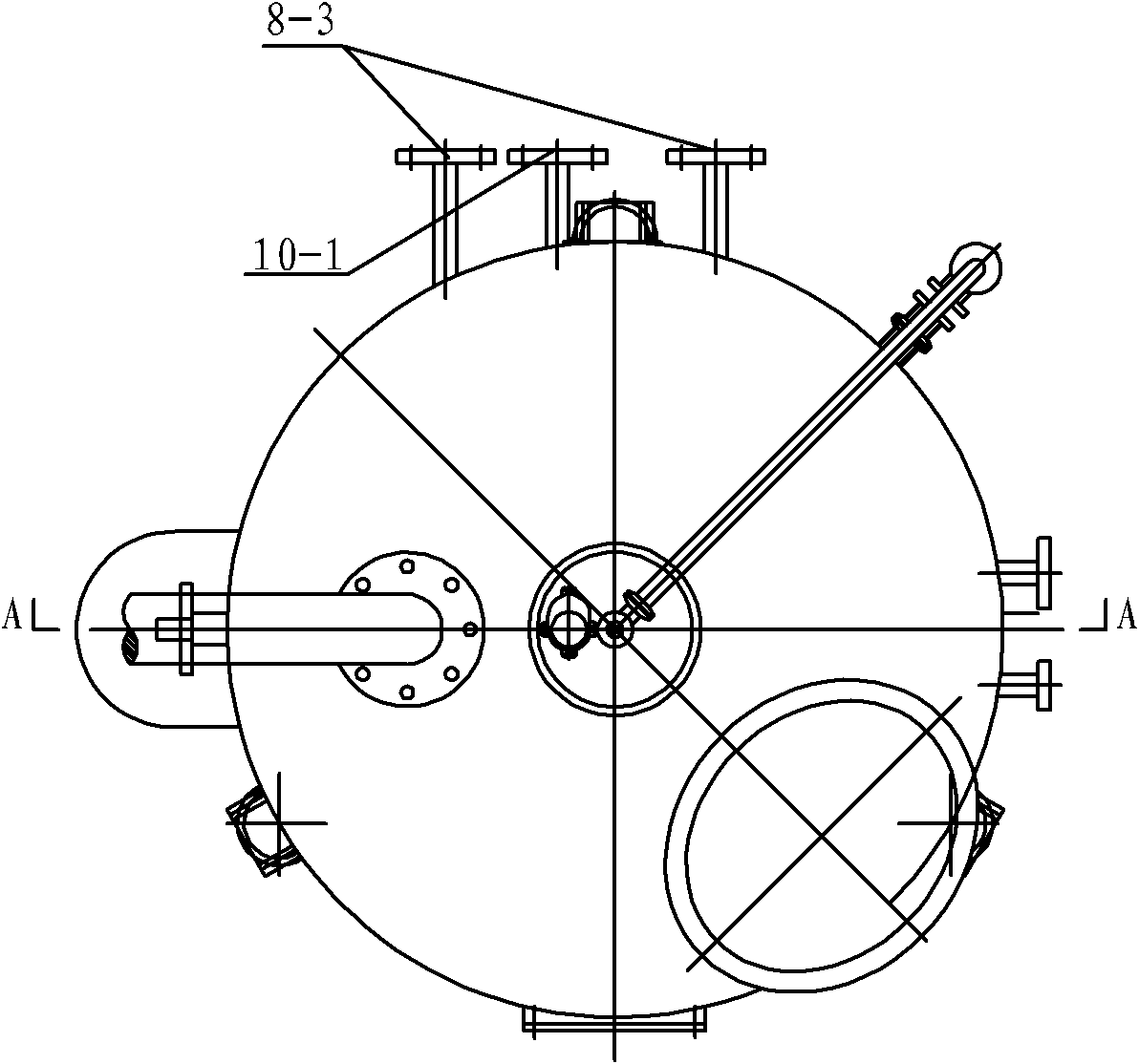 Film flash evaporation proportion difference type visible concentrator