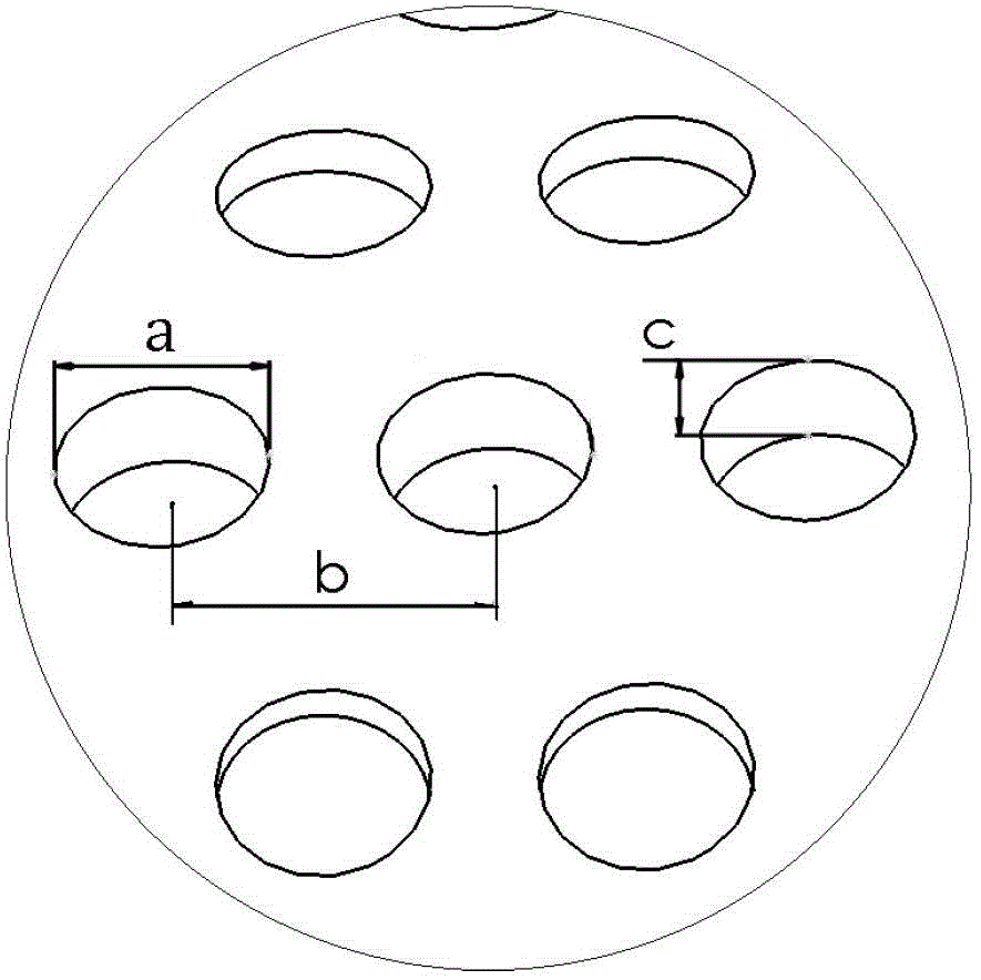 Mud pump piston with pits on surface