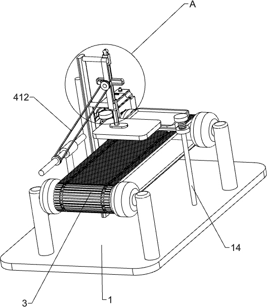 A pastry press forming filling device