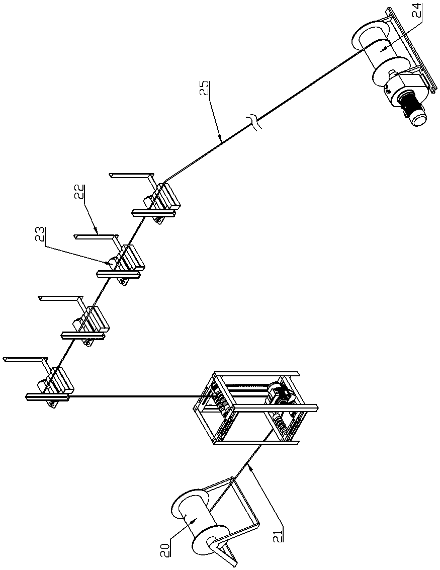 Combination cable laying device