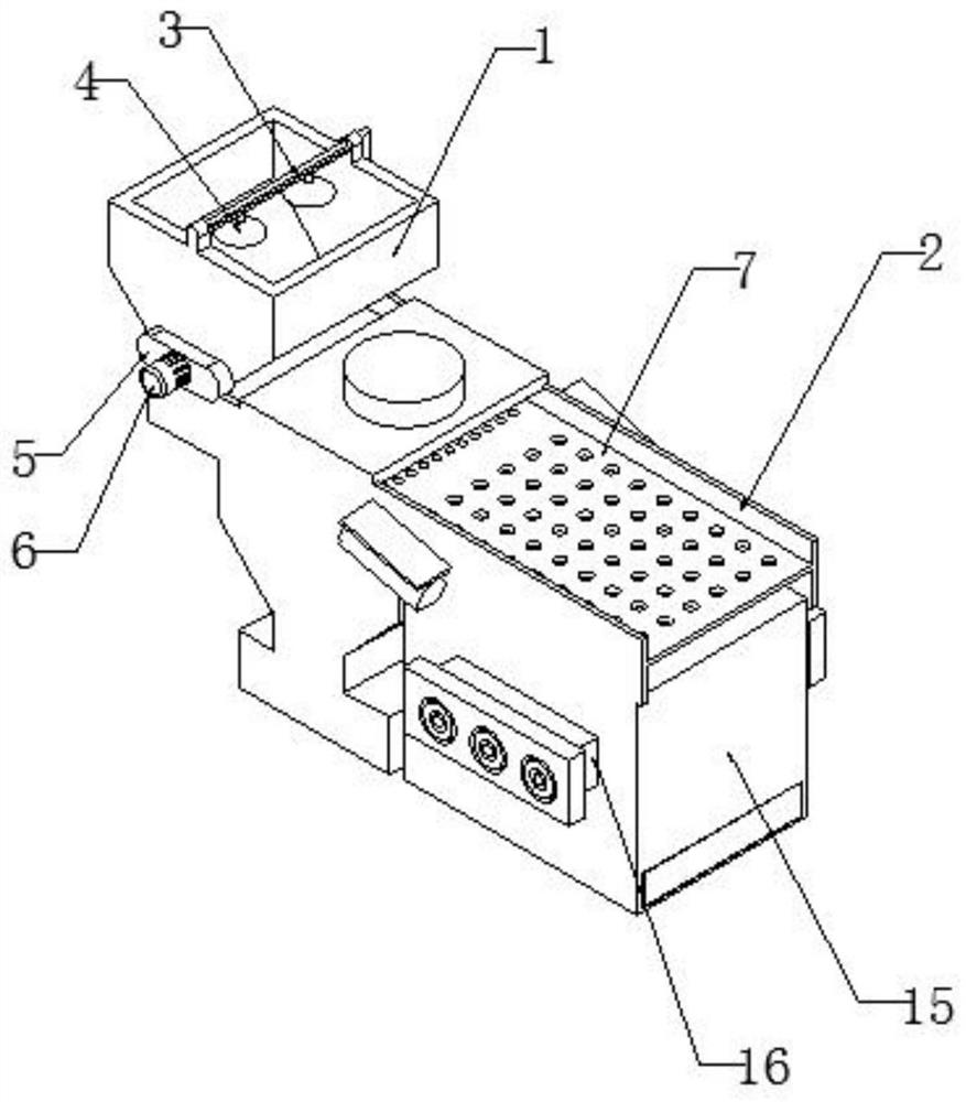 A screening device for production of modified PP particles and its application method