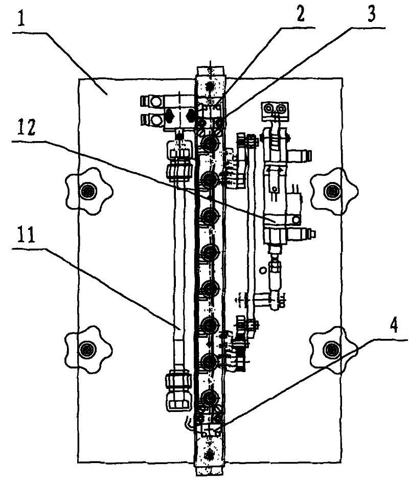 Semiconductor packaging device with resin material loading photoelectric detection device