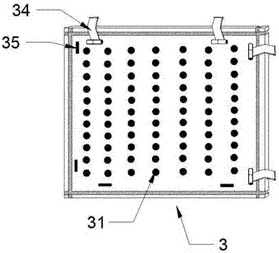 Electronic equipment modular water cooling heat dissipation device