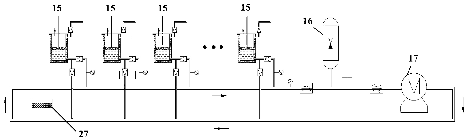 Marine wind power generator set-based plug-in type wave energy power generation system