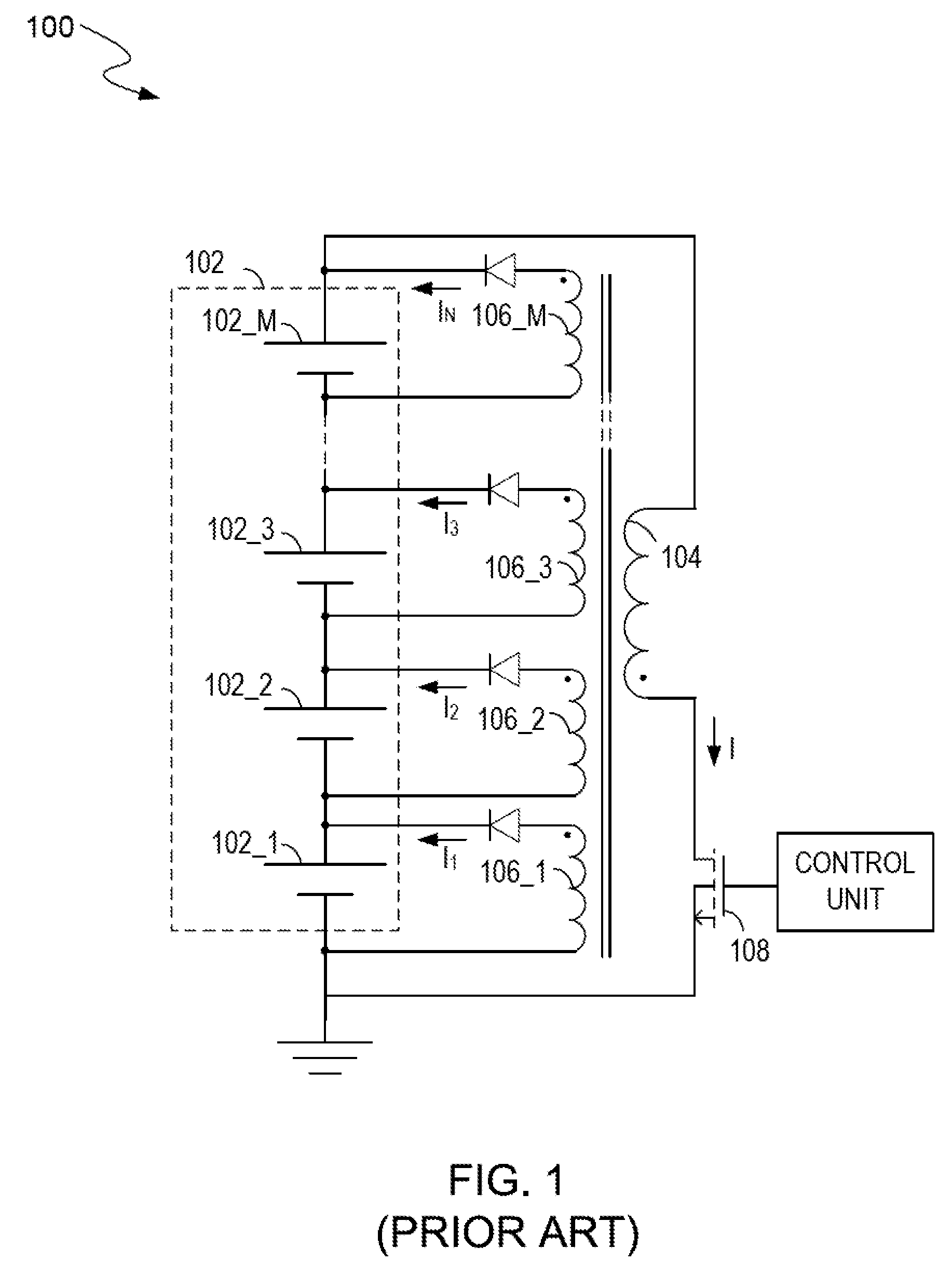 Battery management system with energy balance among multiple battery cells