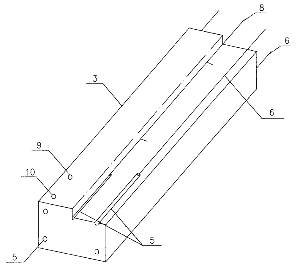 Fabricated anchor rod sash ridge
