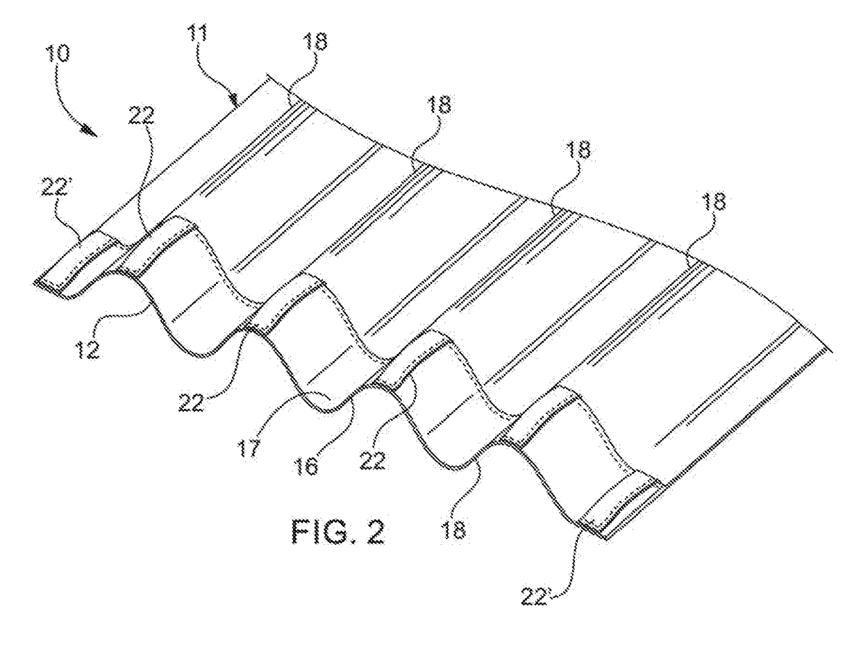 Window Panel With Fabric-Displaying Securement