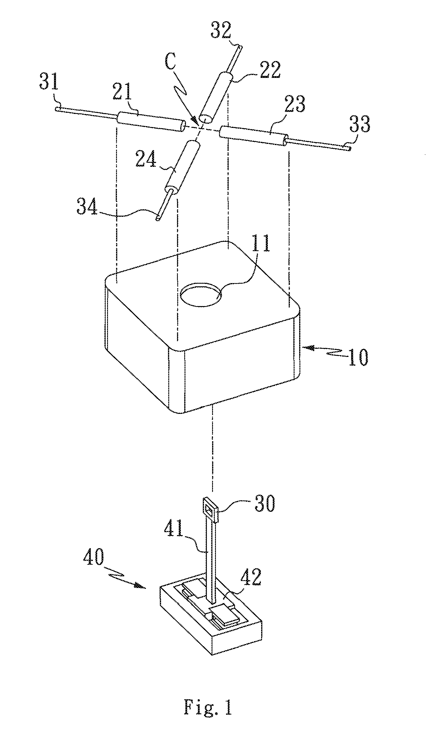 2x2 Mechanical optical switch