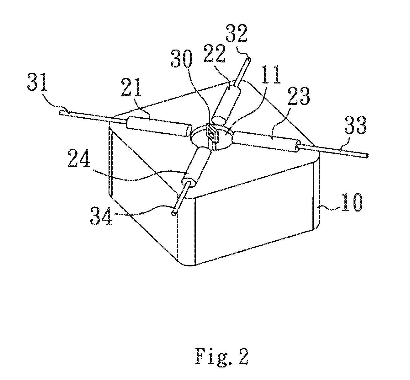 2x2 Mechanical optical switch