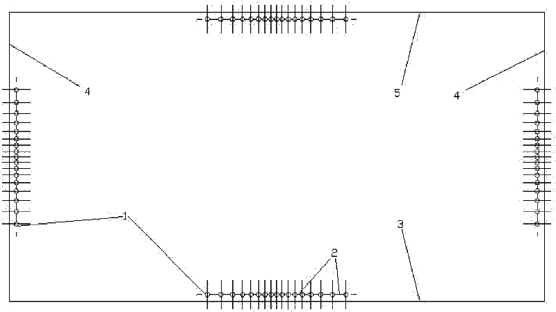 Low-mass flow rate perpendicular water cooled wall arrangement method