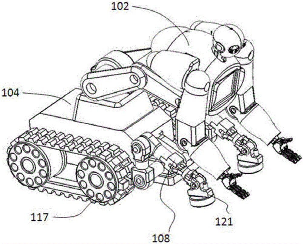 Dynamic adaptive stability control system for mobile robot
