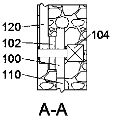 An anti-clogging seepage treatment structure