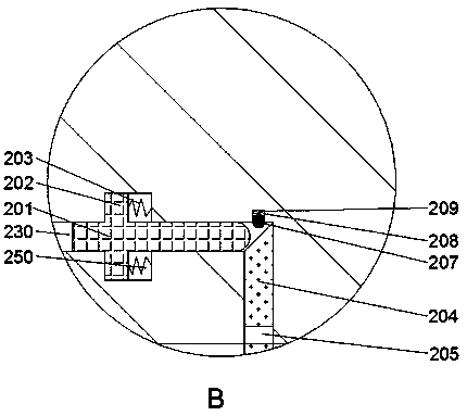 An anti-clogging seepage treatment structure