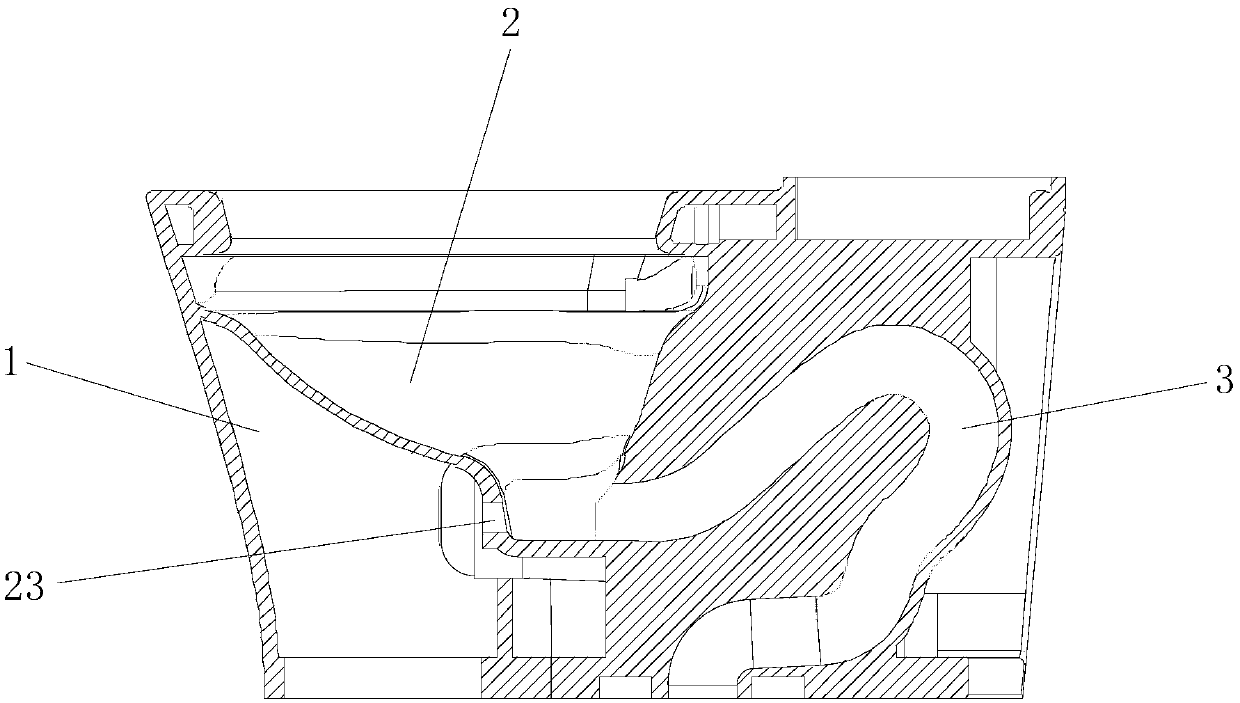 Multistage scouring toilet bowl without water tanks and method for flushing multistage scouring toilet bowl