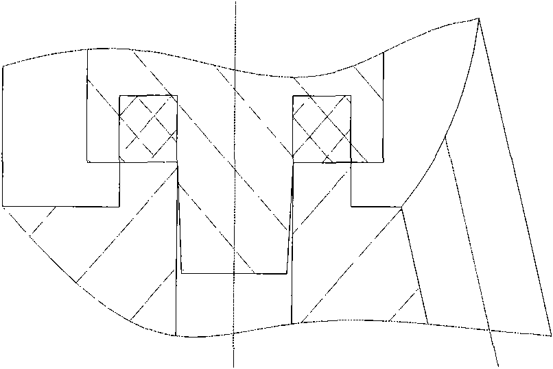 Core switching and sealing system of valve