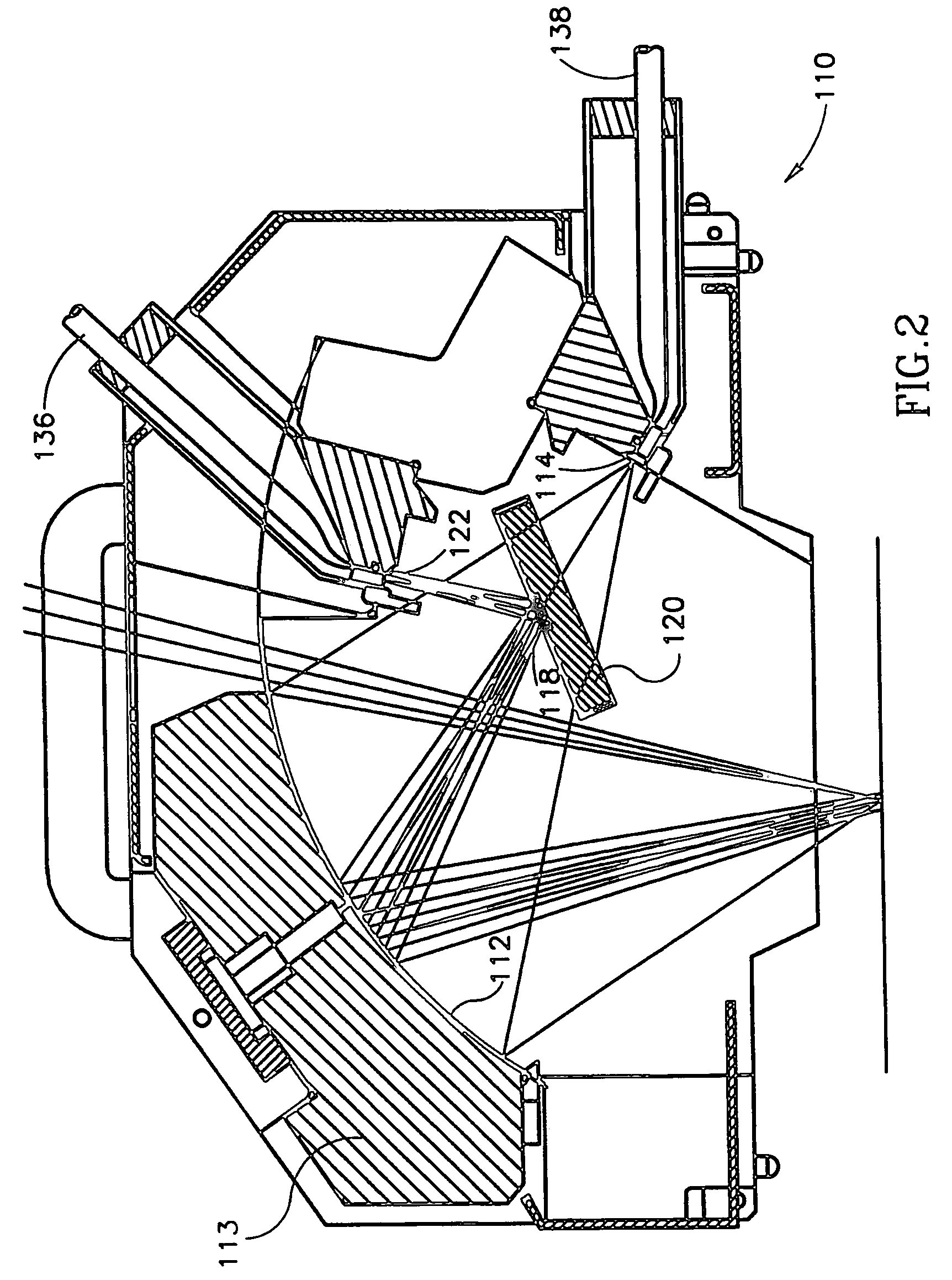 Illuminator for inspecting substantially flat surfaces