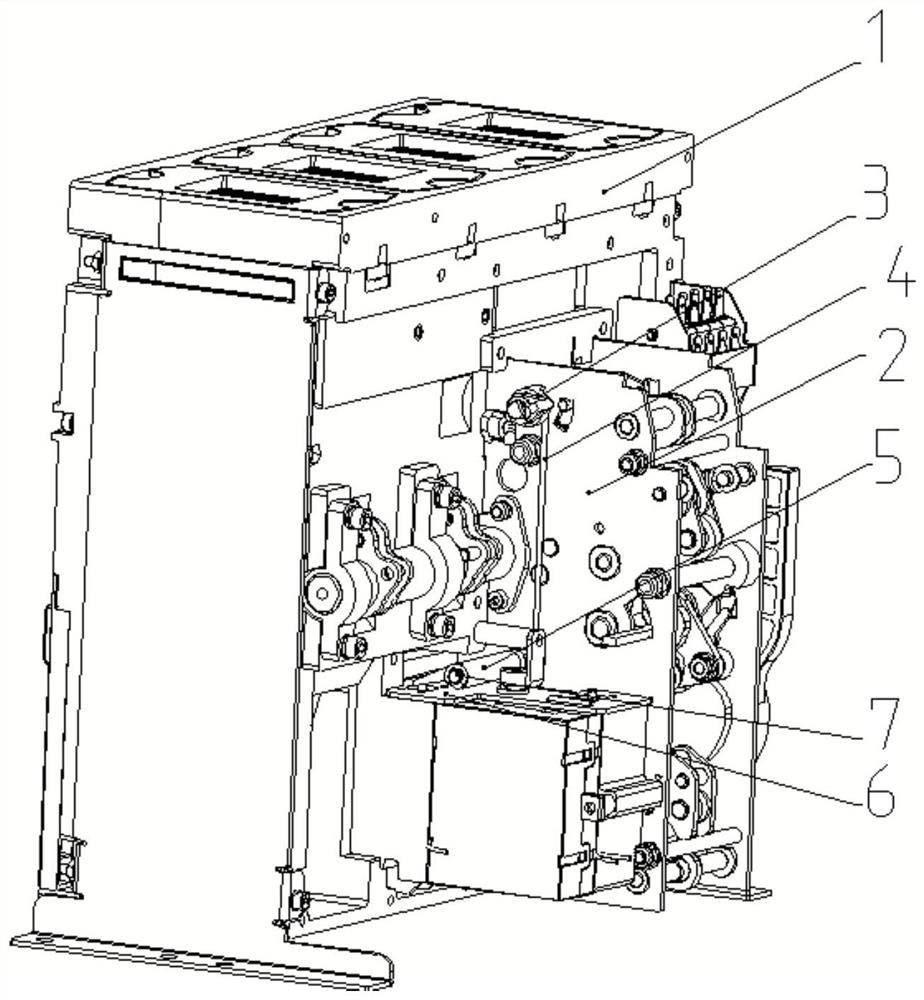 Remote opening mechanism of circuit breaker