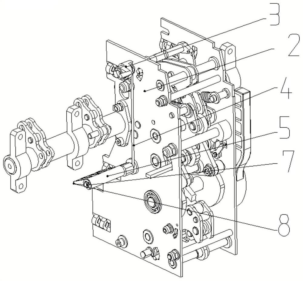 Remote opening mechanism of circuit breaker