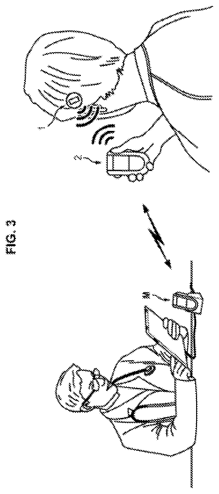 Device for detecting a malfunctioning of a ventriculoperitoneal shunt for cerebrospinal fluid