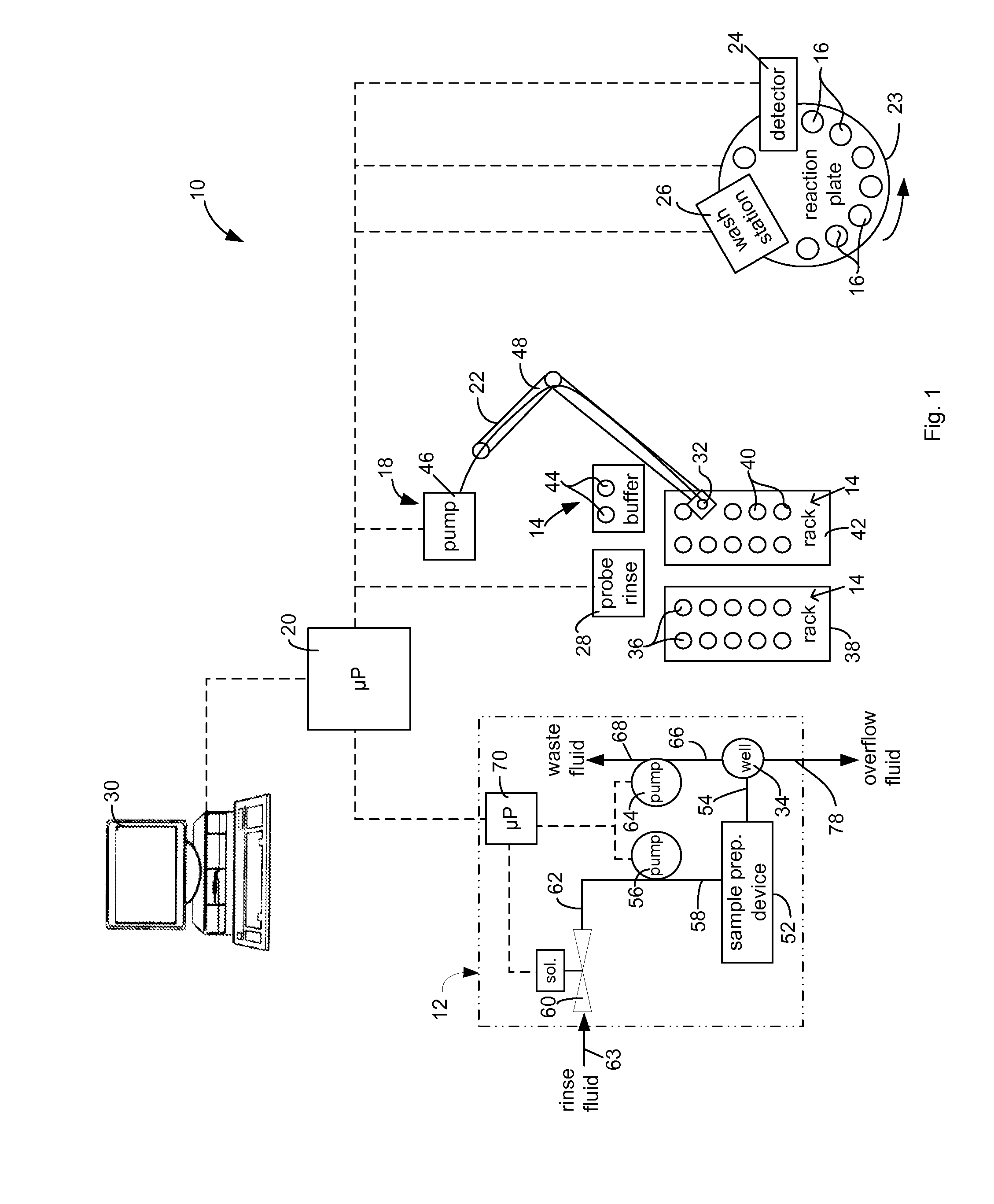 Method and apparatus for sample preparation in an automated discrete fluid sample analyzer